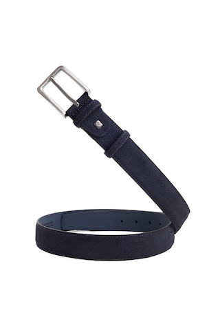 Pierre Cardin Suet Deri Erkek Kemer En 3,5 Cm Pc-1009 Lacivert - Suet