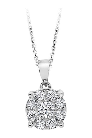 Sirius Toplam 0,40 Karat Pırlanta Büyük Koronet Kolye 0804P0170