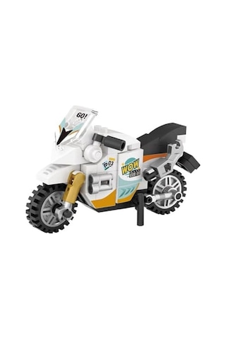 Lz-8624 Motorsiklet 120 Parça Block Oyuncak Mini Poşet