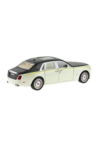 Die-cast Model1:20 Ölçek Süper Lüx Araba Metal Işıklı 26cm Siyah