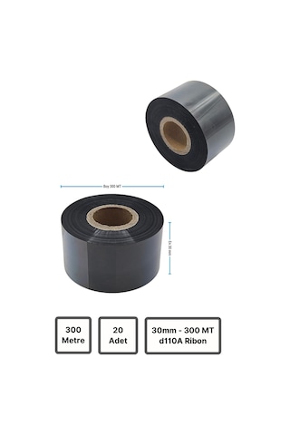 D110a Ribon 20 Adet Rulo 30 Mm X 300 Mt 1