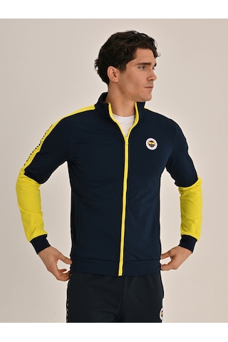 Fenerium Erkek Trıbun Fb Sarı Lacivert Sweat Fb Laci Yeni
