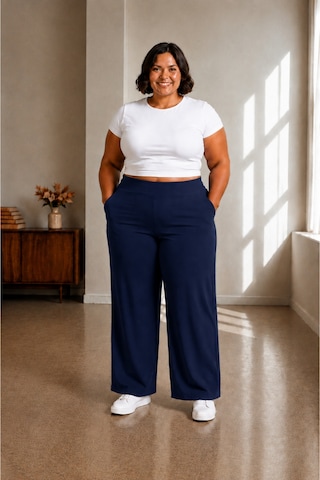 Sngl Tekstil Kadın Büyük Beden Pantolon S M L Xl 2xl 3xl 4xl 5xl 6xl 7xl 8xl 9xl Lacivert