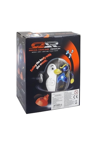 Işıklı Müzikli Penguen Robot Oyuncak 20 Cm Penguen