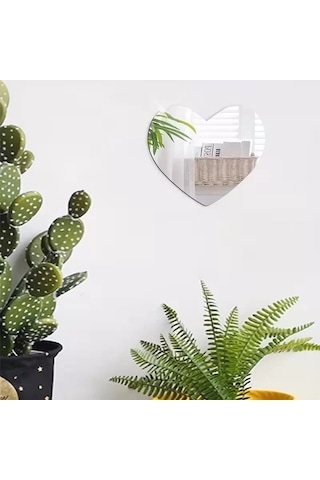 Durukar 30x30 Cm Kırılmaz Pleksi Dekoratif Duvar Aynası - Modern Organik Form 1. Sınıf Akrilik Ayna Çok Renkli
