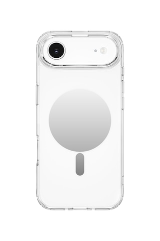 Apple Uyumlu iPhone 17 Air Kılıf M-safe Şarj Özellikli Wiwu Mcc-701 Aynalı Pro Serisi Sert Pc Kapak Şeffaf