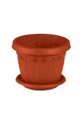 Elfplast 10 L Zemin Kaplı Çiçek Saksısı 164867281