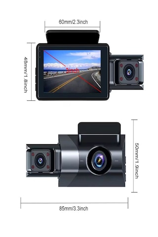 Wi-fi 1080p Araç İçi Kamera 5mp, 170 Açı, Araba Kamerası G-sensör, Döngü Kayıt, 150mah Batarya