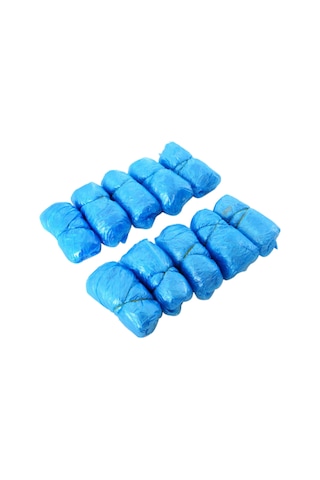 Xindoker 100 Adet Tek Kullandımcı Ayakkabı Ç套uğu - Su Geçirmez, Kaymazlı, Ev, Seyahat, Bahçe Kullanıma Uygun - Odanızın Temizliğini Sağlar Mavi