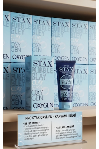 Stax Oxygen Köpüren Kil Maske Buble