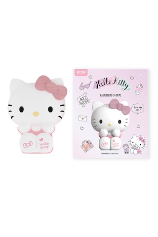Tcherchi Sanrio Hello Kitty Küçük Gece Lambası, Silikon Lamba Beyaz