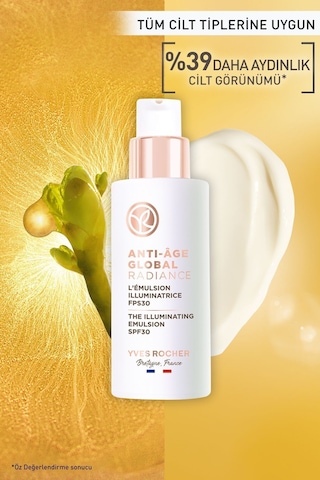 Yves Rocher Leke Ve Bitkisel Kök Hücre Bakımı Global Radiance- Vitamin E - 30 Spf Krem