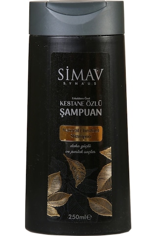 Simav Synaus Erkeklere Özel Kestane Özlü ve Termal Sulu Şampuan 250 ML