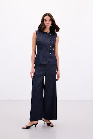 Sateen Livia Pantolon - Lacivert-136911 Lacivert