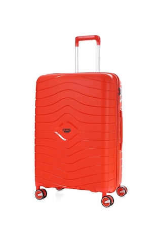 Ççs 5242 Polipropilen Körüklü Orta Boy Valiz-turuncu Turuncu