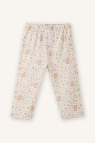 Defacto %100 Pamuklu Desenli 2'li Pijama Takımı Kız Bebek G8652A526SP