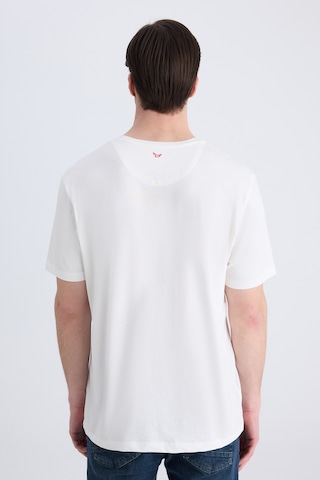 D's Damat Ds Damat Regular Fit Ekru Düz %100 Pamuklu T-shirt 4hc144701015m E01