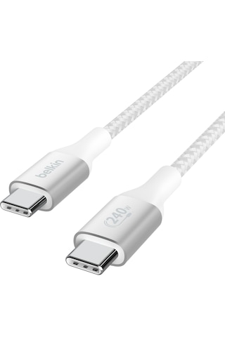 Belkin CAB015BT1MWH Boostcharge USB-C To USB-C 240 W Güç Kablosu 1 M