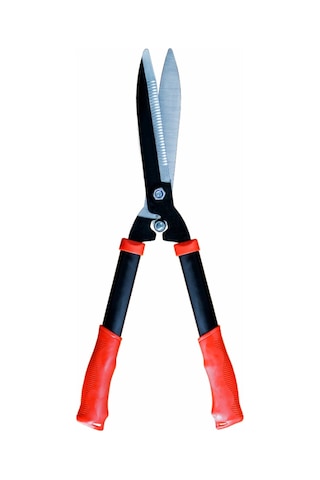 Sfd Çim Biçme Makası Metal Saplı Çimen Makası Tırtırlı Ağız