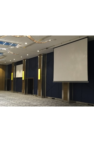 Sanper 350x300 Cm Motorlu Projeksiyon Perdesi