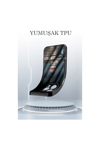 Cosmotex Newface Apple iPhone Uyumlu 15 Pro Kılıf Crew Desenli Kapak - Çiçek
