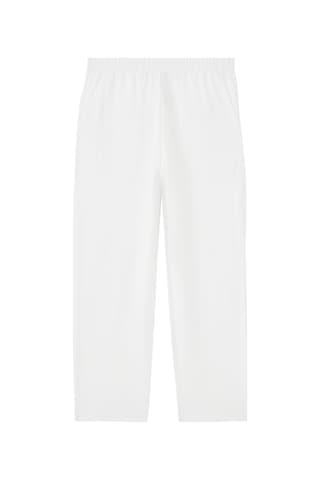 Lesétres Tapered Kesim Cep Pantolonu Beyaz