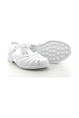 Meduse Sunmif Mat Blanc - Beyaz Kadın Sandalet-7988 Beyaz
