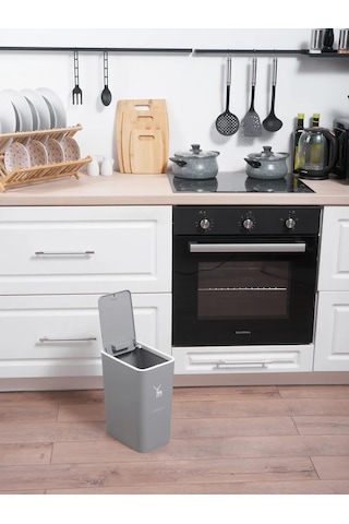Solın Mutfak İçin Çöp Kutusu 414417606 Gri