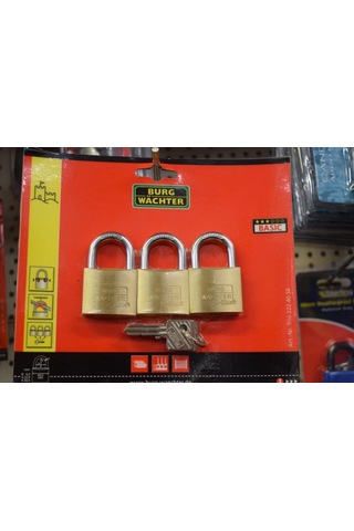 3 'lü Asma Kilit Set