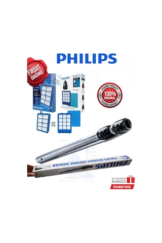 Philips Uyumlu Fc 9919 Marathon Ultimate Çelik Boru+Filtre Seti Kampanya (433056033)