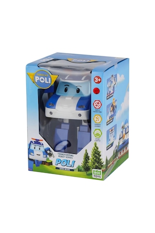 Polı Mrt-685 Sesli Ve Işıklı Robocar Poli Büyük Transforming Robot Poli Standart