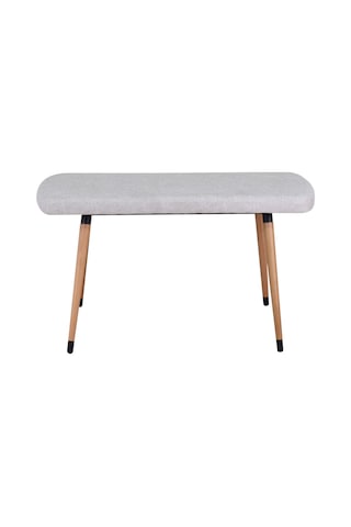 Vilinze Eames Ahşap Ayak Mutfak Masası Bankı Beyaz