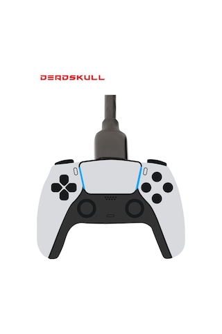 Ps5/ps5 Slim/ps5 Pro Uyumlu 3m Type-c Type-c Joystick Şarj Data Kablosu Siyah