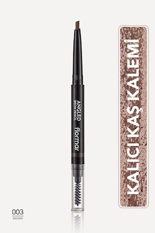Flormar Kaş Kalemi & Fırçası - Angled Brow Pencil Brown 8690604572052
