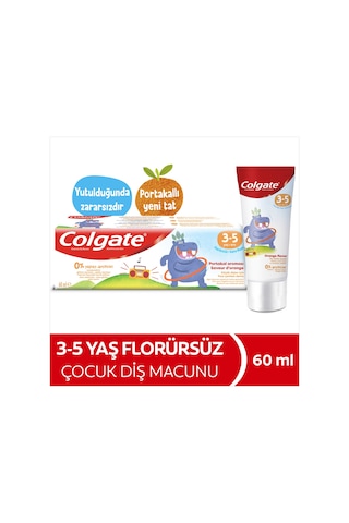 Colgate 3 - 5 Yaş Portakal Aromalı Çocuk Diş Macunu 60 ML