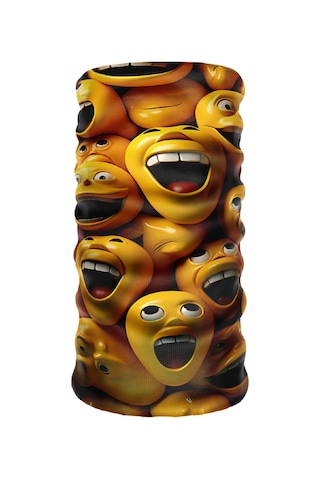 Bebo Store Yellow-160 Extreme Spor Motor Ve Bisiklet Kullananlara Özel Desenli Buff Boyunluk Bandana Balaklava Çok Renkli