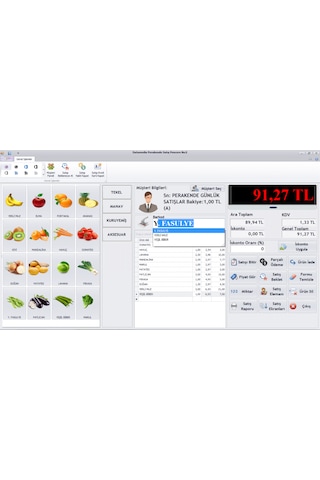 Data Media Posx Yazarkasa Entegreli Hızlı Satış Barkod Programı