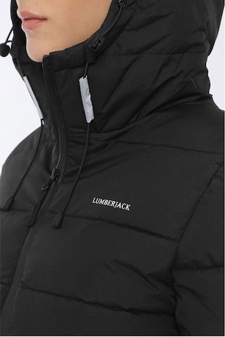 Lumberjack Apreski Coat Erkek Siyah Kadın Mont 2sn31 001