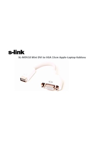 S-Link Sl-Mdv10 Mini Dvı Dişi To Vga Dişi Dönüştürücü S-Link Sl-Mdv10 Mini Dvı Dişi To Vga Dişi Dönüştürücü