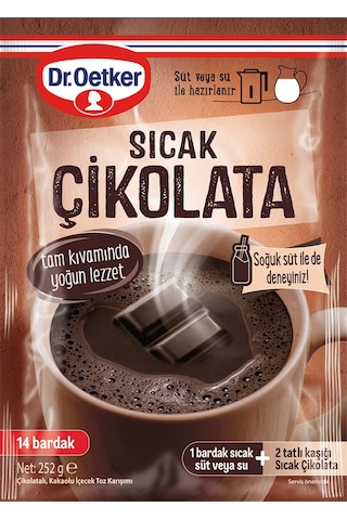 Dr. Oetker Sıcak Çikolata 243 Gr Ve Salep 252 Gr 4 Lü Karma Paket Set