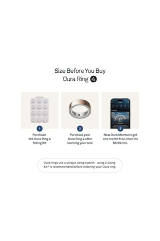 Oura Rose Gold Ring 4 Akıllı Dijital Ölçüm Yüzüğü Beden 8 Akıllı Yüzükler