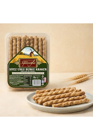 Erdem Sepetçioğlu Siyez Unlu Burgu Kraker 170 G
