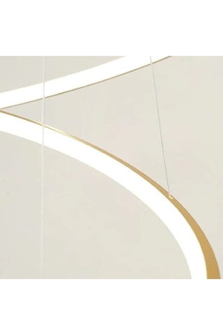 Gold / Spectral / 80-60-40-30 Cm / 3 Renk Işık / Sarkıt Avize / 3 Gold Sarı