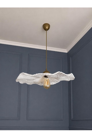 Lioraa Lighting Athea 60 Cm Sarkıt Avize Kırık Beyaz