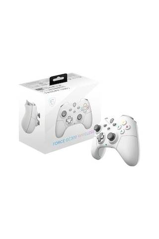 Msı Gg Force Gc300 W Beyaz Oyun Kolu Kablosuz Gamepad-142882