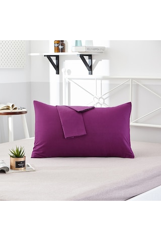 Hfambition Küçük Boy Mavi 48x74 Cm 40 Numara 13372 Dikiş Ev Otel Kullanıma Uygun Dayanıklı Tek Kişilik Yastık Kılıfı 2 Adet Diğer