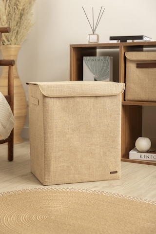 Tidy Jüt Kapaklı Düzenleyici Büyük Kutu 40x50x30cm 6012 Natural