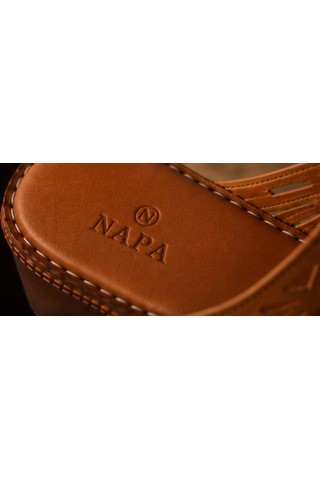 N Napa Shoe Np.1264.taba Deri Terlik