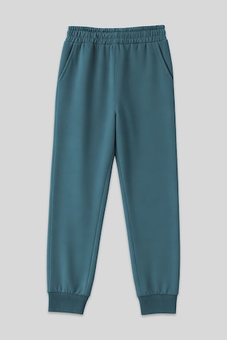 Tommy Life Orman Yeşili Yüksek Bel Jogger Rahat Form Manşetli Kadın Eşofman Alt - 94561 Yeşil