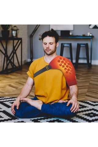 Fochsia Siyah Usb Omuz Isıtmalı Masaj Aleti Ayarlanabilir Sıcaklık Hissi Ev Ritüelinizi Aydınlatır Festival Hediyesi Altın